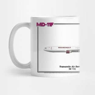 McDonnell Douglas MD-11F - Transmile Air Services (Art Print) Mug